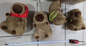 М'яка іграшка "Капібара", з рюкзачком, в хустці 20см - 1 - smarttoys.com.ua