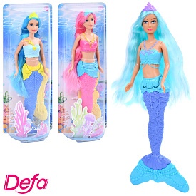 Лялька DEFA 8510 русалка, 3 види, бліст.,  12,5-33,5-5,5 см. - 1 - smarttoys.com.ua