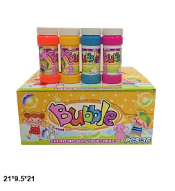 Мильні бульбашки 50мл 939D 4кол.36шт.в кор.21*9,5*21 /9/324/ - 1 - smarttoys.com.ua