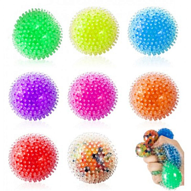 Іграшка антистрес BJ0022 м'ячик, сквіши, 4 кольори, кор., 6,5-6,5-6,5 см. - 1 - smarttoys.com.ua