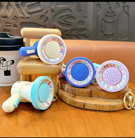 Брелок FG250718022H  на сумку, запис голосу, мікс кольорів,муз.бат., кул. 13-13-5см - 1 - smarttoys.com.ua