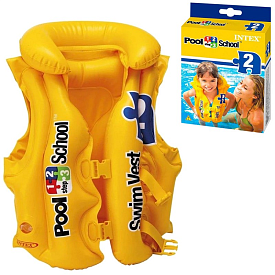 Жилет 58660 50-47 см., 3-6 років, 18-30кг, жовтий, кор., 19-13-4 см. - 1 - smarttoys.com.ua