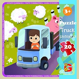 LT05 Пазли ТМ "G-Toys" із серії "Транспорт", 20 ел. - 1 - smarttoys.com.ua