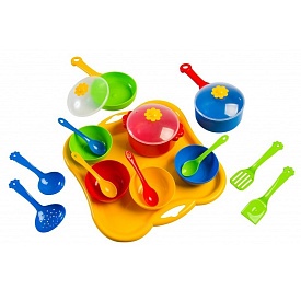 Набір посуду столовий "Ромашка" 19 ел. - 1 - smarttoys.com.ua