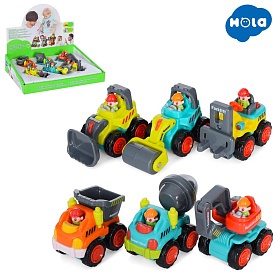 Будтехніка 3116C-HL рухомі дет., 6 шт. (6 видів) в диспл., 26-18-6,5см. - 1 - smarttoys.com.ua