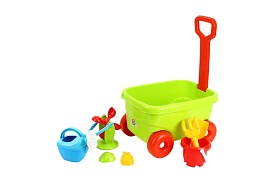 Іграшка "Набір для гри з піском та водою у візку ТехноК", арт.1409 - 1 - smarttoys.com.ua