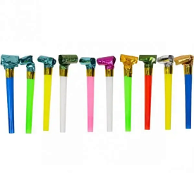 Язичок гудок 11 см 100 штук - 1 - smarttoys.com.ua