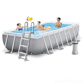 Басейн каркасний 26790 400-200-122 см., 8418 л., з 220V фільтр-насосом, сходи, кор. - 1 - smarttoys.com.ua