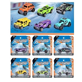 Машина 628-4 6 видів, лист, 12-12-3,5 см. - 1 - smarttoys.com.ua