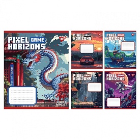 А5/12 лін. Yes Pixel game, зошит учнівський шкільний - 1 - smarttoys.com.ua