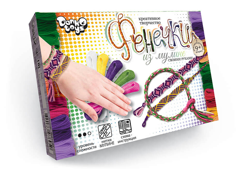 Фенічки з муліне FIM-01-01,02,03,04...0 (32) "Danko Toys", 8 видів - 3 - smarttoys.com.ua