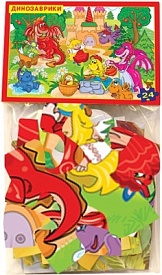 Гра-пазл "Динозаврики"  24 ел. в пак. - 1 - smarttoys.com.ua