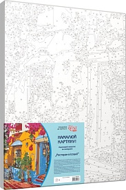 Набір-стандарт, техніка акриловий живопис за номерами, „Ресторан в Іспанії“, ROSA START - 1 - smarttoys.com.ua