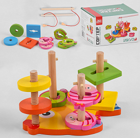 Дерев'яна іграшка 61639 (18) "4FUN Game Club Wood", магнітна рибалка, в коробці - 1 - smarttoys.com.ua