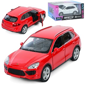 Машина AS-3084 АвтоСвіт,Porsche Cayenne,мет.,інерц.,відчин.двері,гум.колеса,2кольори,кор.,15,5-7-7см - 1 - smarttoys.com.ua