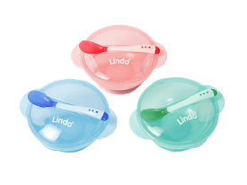 А 49 Тарілка на присосці з кришкою та термоложкою - 1 - smarttoys.com.ua