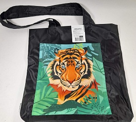 Сумка з кишенею "Jungle", 40х35 см ручка 60 см																			 - 1 - smarttoys.com.ua