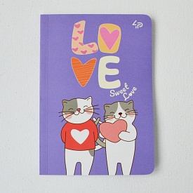 Блокнот TM Profiplan "Sweet love note" cats, А6 - 1 - smarttoys.com.ua