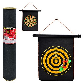 Дартс MS 0099 15'', 6 дротиків, магн., 12 дюймів, двосторонній, тубус. - 1 - smarttoys.com.ua