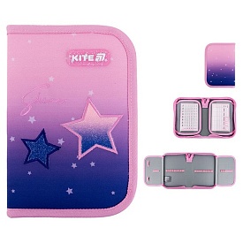 Пенал Kite 1 від., 2 відв., без наповнення 622 Sparkling - 1 - smarttoys.com.ua