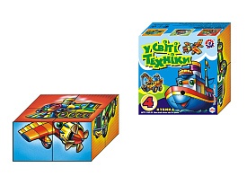 Іграшка кубики  "У світі техніки ТехноК" арт. 1769 - 1 - smarttoys.com.ua