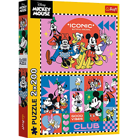 33196 Trefl Пазли "2x200" Mickey&friends Час з друзями - 1 - smarttoys.com.ua