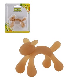 Іграшка дитяча. Прорізувач силіконовий "Котик" - 1 - smarttoys.com.ua