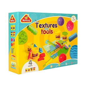 Тісто для ліплення CN0502 4 кольори (баноч. з кришкою), формочки, кор., 30-22-7,5 см. - 1 - smarttoys.com.ua