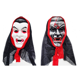 Аксесуари для свята MK 4679-2 хеллоуїн, маска, сітка, 2кольори, кул., 25-16-7см. - 1 - smarttoys.com.ua