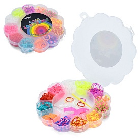 Набір для плетіння браслетів XY2071 резинки для плетіння, гачок, пенал, 16-16-2 см. - 1 - smarttoys.com.ua