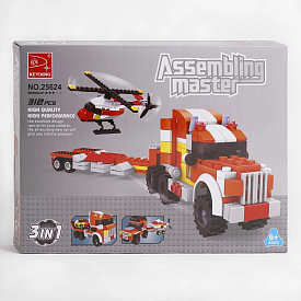 Конструктор AUSINI 25624 (12/2) “Assembling Master”, 3в1, 312 деталей, у коробці - 1 - smarttoys.com.ua