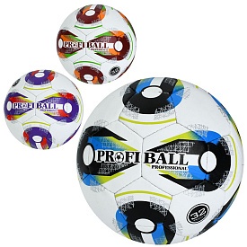 М'яч футбольний 2500-303 розмір 5,  ПУ1, ручна робота, 32 панелі, 410-430г, 3 кольори, в пакеті - 1 - smarttoys.com.ua