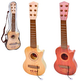 Гітара 180B1 6 струн, медіатор, 2 види, чохол, 18-55-7 см. - 1 - smarttoys.com.ua