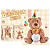 М'яка іграшка DY-2001  ведмідь/ведмедик,Birthday Bear,в33-22-19см, муз.-звук(англ), світло, акум.USB - 1 - smarttoys.com.ua