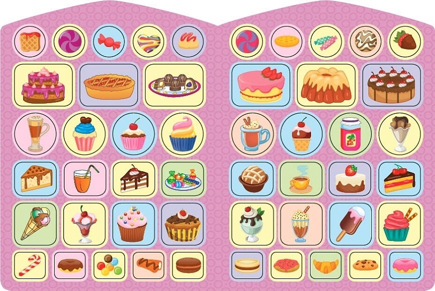 Книга Цікавинки з наліпками. Крамничка солодощів - 2 - smarttoys.com.ua