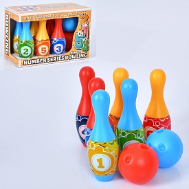 Боулінг MR 1424 кеглі 6 шт., кулі 2 шт., кор., 29,5-20-15 см. - 1 - smarttoys.com.ua