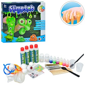 Лизун MK 5516 набір для творчості, зроби сам, фарби, ємності, глітер, інструменти, кор., 30-27-4,5см - 1 - smarttoys.com.ua