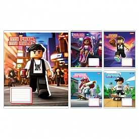 А5/12 лін. 1B Urban Blocks Series, зошит учнівський шкільний - 1 - smarttoys.com.ua