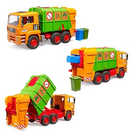 Набір іграшковий. Сміттєвоз MAN TGA лімітована серія "50 років Bruder" - 1 - smarttoys.com.ua