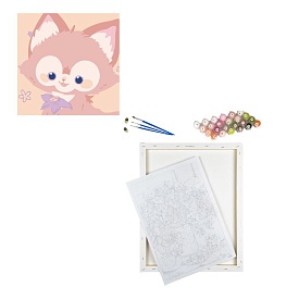 Набір для розпису по номерах Миле лисеня Strateg розміром 20х20 см (HH7118) - 1 - smarttoys.com.ua