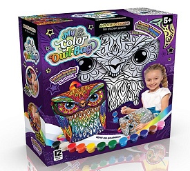 Креативна творчість "My Color Owl-Bag" рюкзачок-сова укр. - 1 - smarttoys.com.ua