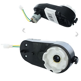 Редуктор в сборе с мотором M 3582-GEAR BOX (1шт)  для мотоцикла M 3582,6V, RPM16000,дл.17см - 1 - smarttoys.com.ua