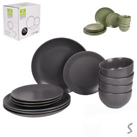 Набір столового посуду 12пр/наб (тарілка 26+20см, супниця 14см) MC5581-2 - 1 - smarttoys.com.ua