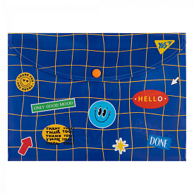 Папка-конверт YES B5 на кнопці "Sticky Mood" - 1 - smarttoys.com.ua