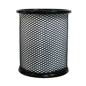 Стакан для ручок, металевий, круглий, чорний, Leader - 1 - smarttoys.com.ua