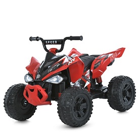 Квадроцикл M 6059EL-3 2*45W, 1*12V9AH, EVA, шкіра, світло, червоний. - 1 - smarttoys.com.ua