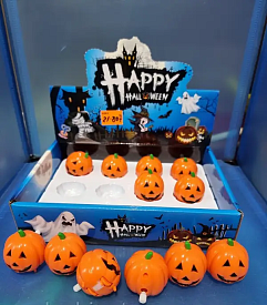 Заводна тиква на коліщатках, їздить, 12 шт в упаковці, ціна за 1 шт - 1 - smarttoys.com.ua