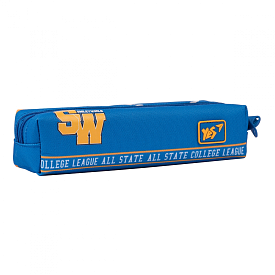 Пенал м`який YES TP-04  "Smiley World.College", синій - 1 - smarttoys.com.ua