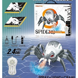 Тварина XB1220 радіокер., павук,акум.,USB,пара/дим,їздить,рух.лапки,муз.,світло,кор.,31-24,5-10,5см. - 1 - smarttoys.com.ua