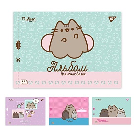 Зошит для малювання YES А4 12арк/100 скоба, з перфорацією (Pusheen) - 1 - smarttoys.com.ua